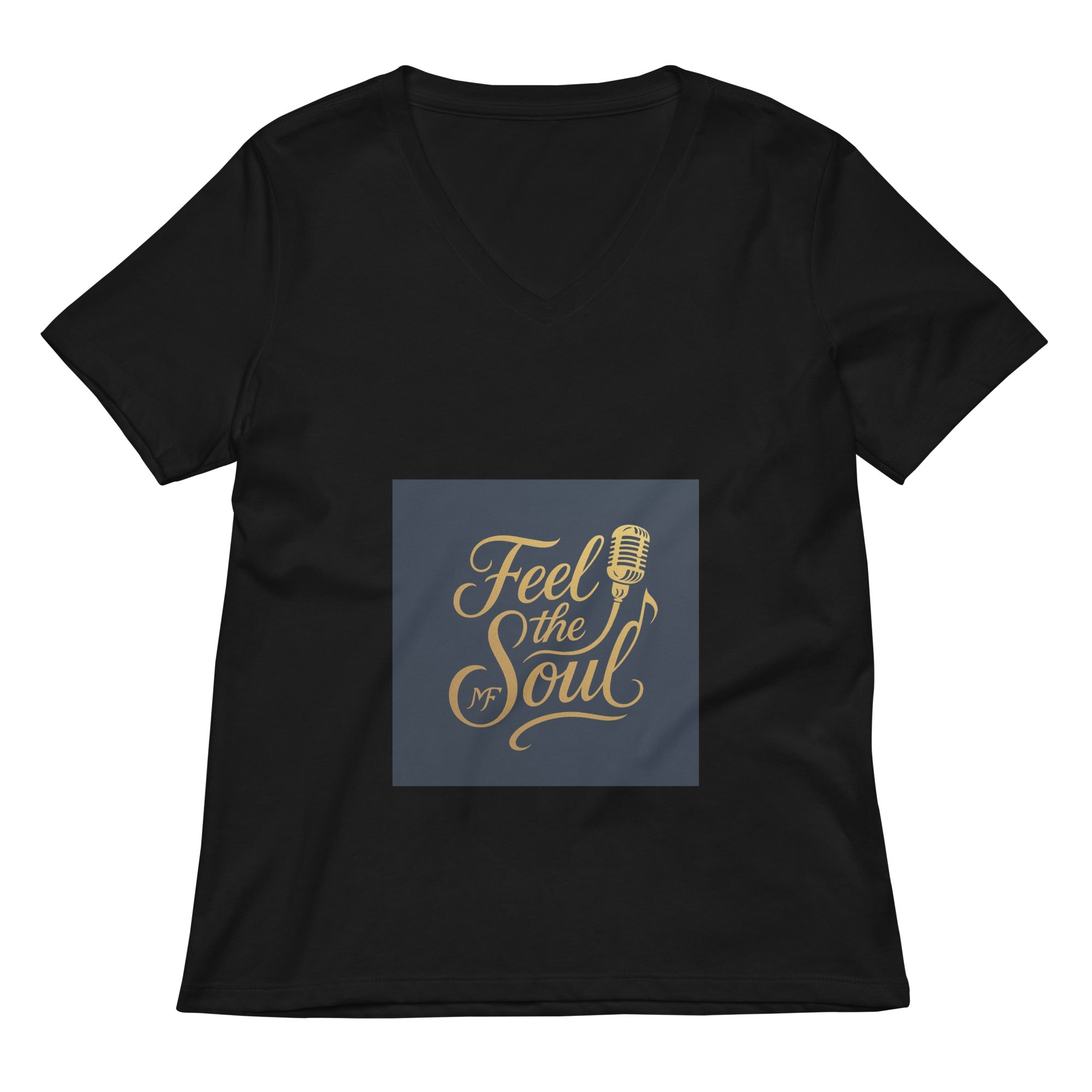 Women’s Relaxed V - Neck T-Shirt – Premium Everyday Tee, Ultra - Soft Cotton Blend, Flattering Feminine Fit, Casual Streetwear Style, and Sustainable - Soul Vibe Merch